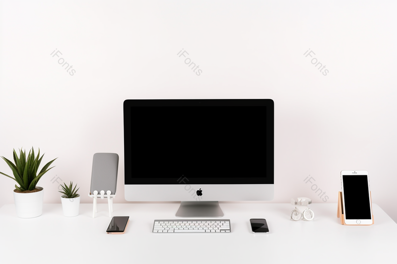 简约的电脑办公桌桌面摄影图,高清,摄影图,摄影图片,图片大全,摄影图免费下载